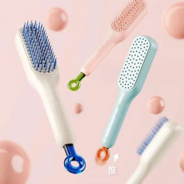 Self-cleaning Anti-static Massage Comb for Adults and Kids- Pack of 1 — Make room for everyday grooming