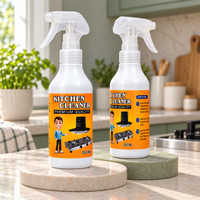 Alternate studio view of the two-bottle Kitchen Cleaner pack